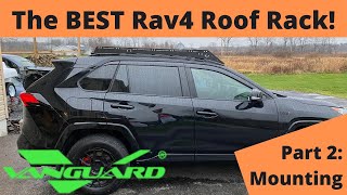 2019 Toyota Rav4 Vanguard Roof Rack Mounting Prinsu Lookalike [upl. by Nitsoj]