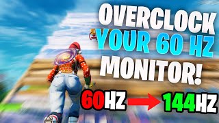 Increase Refresh rate for FREE  How to Overclock your 60Hz Monitor AMD Intel Nvidia [upl. by Niotna]