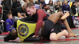 Mixed NoGi Grappling NAGA Frederick 09 Sydney James Win [upl. by Nylodam]