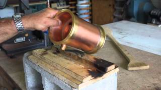 Dephlegmator Fabrication video 4 for Copper Moonshine Stills [upl. by Stoneman]