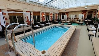 Norwegian Pearl Haven Courtyard amp Sun Deck [upl. by Kcirederf]