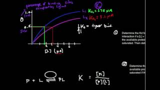 Graphical Estimation of Kd from PL Binding Plot [upl. by Nelac803]