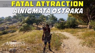 Fatal Attraction Ainigmata Ostraka Location amp Puzzle Solution  Kephallonia  AC ODYSSEY [upl. by Eseerehs]