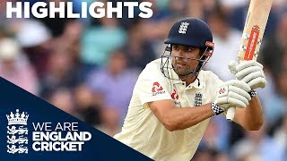 Alastair Cook Unbeaten On 46  England v India 5th Test Day 3 2018  Highlights [upl. by Atinnod]