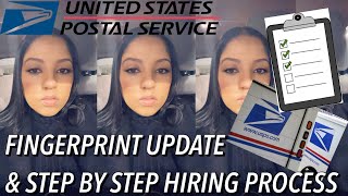 My USPS Hiring ProcessUSPS Fingerprint ProcessRCACCAMy Experience [upl. by Craner225]