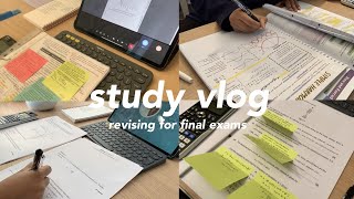 Study vlog  Revising for final exams and a Korean study planner [upl. by Assereht]