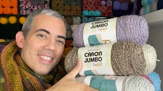 NEW Yarn Review Caron Jumbo Twirl [upl. by Berwick]