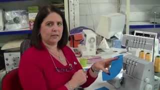 Using Your Overlocker  Serger How to Curves and Corners [upl. by Newnorb]