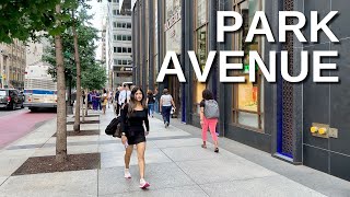 NEW YORK CITY Walking Tour 4K  PARK AVENUE [upl. by Feliks]