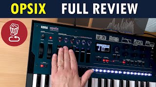 Korg OPSIX Review tutorial and 10 patch ideas  250 presets played  FM synthesis explained [upl. by Ycart]