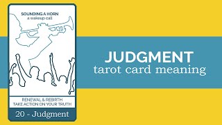 Judgment Tarot Card Reading and Meaning [upl. by Agnizn285]