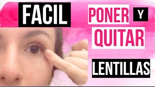 COMO PONER Y QUITAR LENTES DE CONTACTO FACIL [upl. by Candless825]