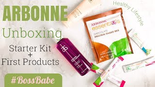 UNBOXING  Arbonne Starter Kit  New Products [upl. by Alten]