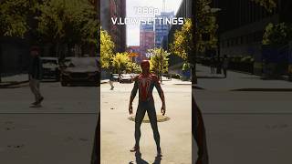 Marvels SpiderMan 2 PC Low vs Ultra Settings  RX 7600 [upl. by Sola]