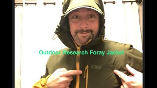 Outdoor Research Foray Gortex Rain Jacket [upl. by Kcirreg]