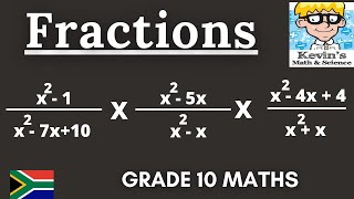 11 Multiply algebraic fractions grade 10 Part 2 [upl. by Notyalk]