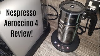 Nespresso Aeroccino 4 Milk Frother Review  Worth upgrading from the Aeroccino 3 [upl. by Rammus]