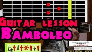 Gipsy Kings  Bamboleo Guitar lesson flamenco [upl. by Epoillac428]