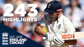 Alastair Cook Hits Huge 243 v West Indies 2017  Extended Highlights [upl. by Aiksa]