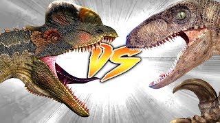 Dilophosaurus VS Utahraptor Who Would Win [upl. by Penney]