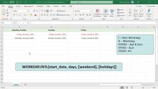 How to Generate List of WeekEnd Only Dates in Excel  Office 365 [upl. by Kaela25]