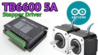 TB6600 5A Stepper motor driver and Arduino [upl. by Ttirb]