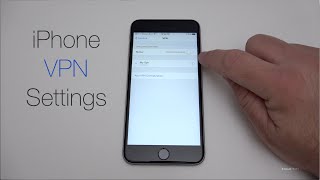 How to setup an iPhone VPN connection [upl. by Wier]