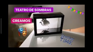 Cómo hacer un TEATRO DE SOMBRAS  1 2 3 a crear [upl. by Kallista]