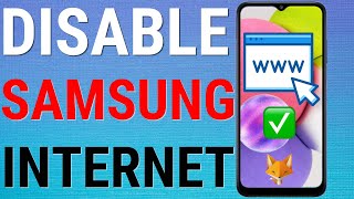 How To Delete Samsung Internet [upl. by Almita]