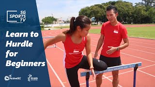 Athletics101 Learn to hurdle for beginners Athletics for Beginners [upl. by Harim]