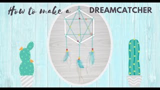 How to Make a Dreamcatcher  Kids Craft DIY Dream Catcher  Easy amp Fun At Home Activity [upl. by Goeger]