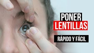 COMO PONER LENTES DE CONTACTO FACIL Y RAPIDO [upl. by Chrisoula]