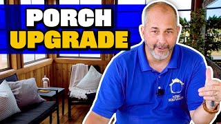 Build a Screened in Porch YOURSELF  DIY Porch Tutorial [upl. by Asabi]