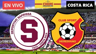 SAPRISSA VS HEREDIANO EN VIVO Jornada 13 Liga Promerica 2024 [upl. by Neroled]