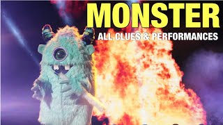 The Masked Singer Monster All Clues Performances amp Reveal [upl. by Dera]