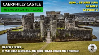 Caerphilly Castle  The Largest in Wales 2nd in Britain [upl. by Enoitna983]