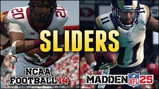 MrHurriicanes Madden 25 amp NCAA 14 Slider Sets Used in My Series [upl. by Odnaloy693]