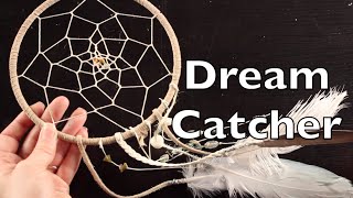 DIY Dreamcatcher  How To Make A Dream Catcher Tutorial [upl. by Yvehc]