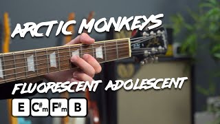 Fluorescent Adolescent Guitar Lesson  Arctic Monkeys  How to play [upl. by Audrie]