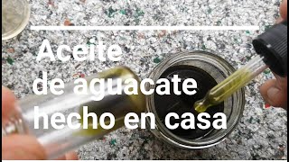 ¿Cómo hacer aceite de aguacate [upl. by Akemat]