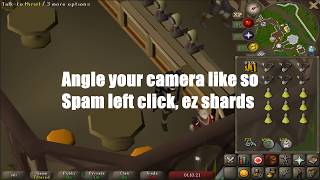 OSRS  Crystal Shard Thieving Method 160 per hour [upl. by Merola686]