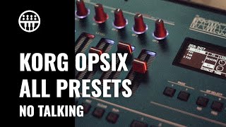 Korg Opsix  All Presets No Talking  Thomann [upl. by Saihtam612]