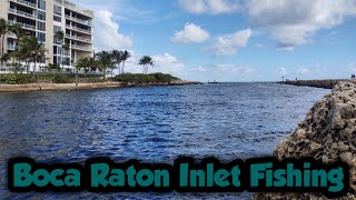 Fishing the Boca Raton Inlet [upl. by Rotceh61]