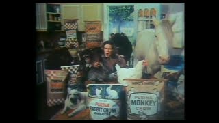 Purina Dog Chow Menagerie Commercial 1976 [upl. by Iniretake]