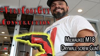 Milwaukee M18 Fuel Drywall Screw Gun [upl. by Marks]