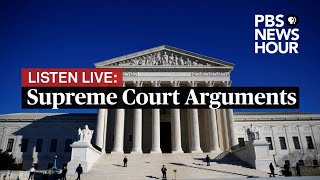 LISTEN LIVE Supreme court justices hear two cases via teleconference [upl. by Ylla]