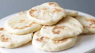 How to Make Flatbread Without Yeast  2 Ingredient Flatbread Recipe [upl. by Conley]