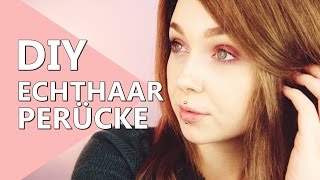 DIY  Echthaar PERÜCKE NÄHEN [upl. by Rengia]