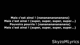 Aldebert  Les super pouvoirs pourri Paroles Complétés [upl. by Anegue]