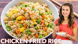 Chicken Fried Rice  EASY DINNER under 30 Minutes [upl. by Aicats]